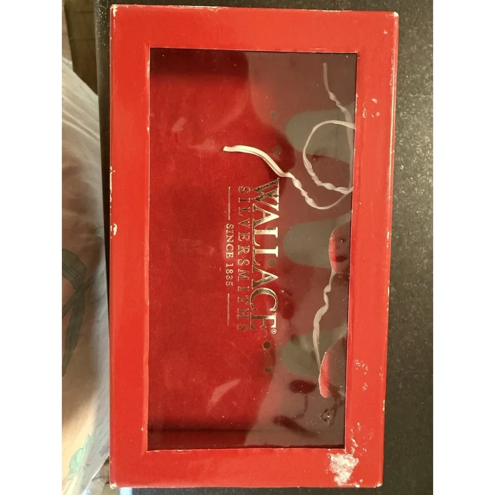 Wallace Snowmen Bell Set of 3  Christmas Holiday Silver plated In Box